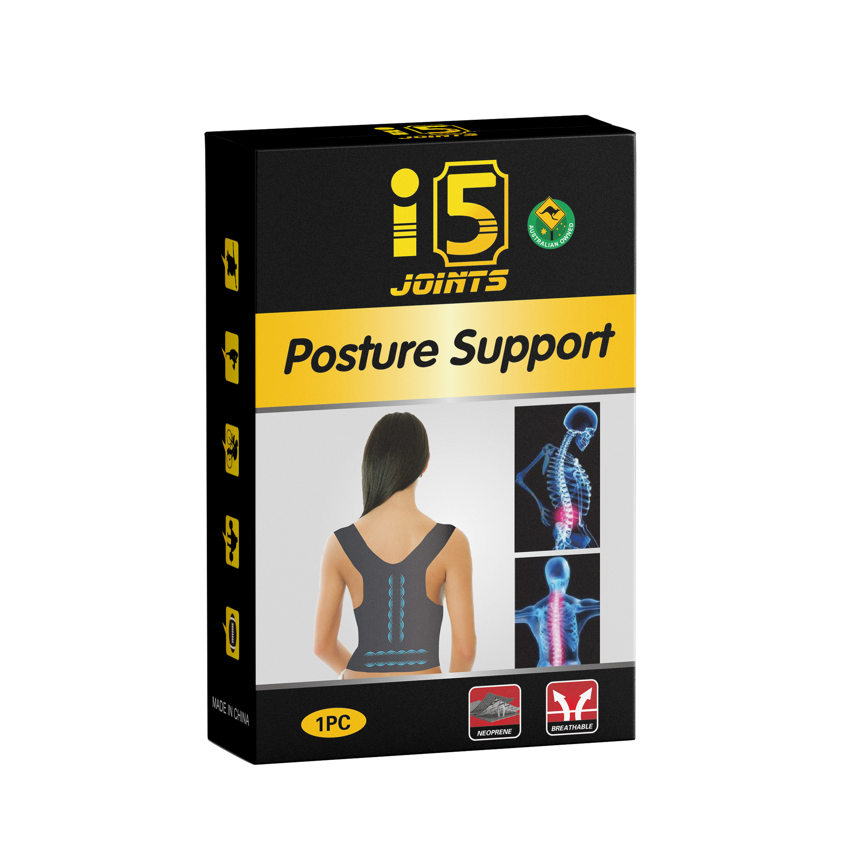 I5Joints-Posture support Belt(Premium Back Brace With Magnetic Support At Back | Posture Corrector Therapy Shoulder Belt For Lower And Upper Back Posture Corrector For Men And Women) I5Joints-Posture support Belt(Premium Back Brace With Magnetic Support At Back | Posture Corrector Therapy Shoulder Belt For Lower And Upper Back Posture Corrector For Men And Women)